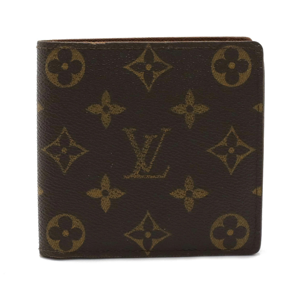 LOUIS VUITTON Monogram Portefeuille Cartes Credit Monnaie Bi fold Wallet